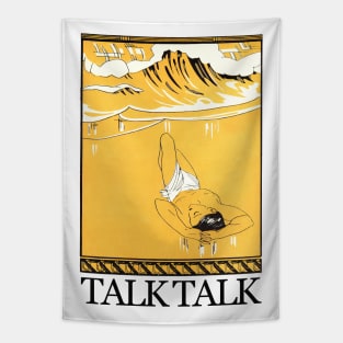 Talk Talk  • • •  Retro Style Aesthetic Design Tapestry