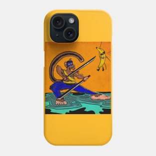 Ninja Monkey vs Bandit Banana Phone Case