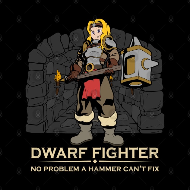 D20 Roleplaying Character - Dwarf Fighter by Modern Medieval Design