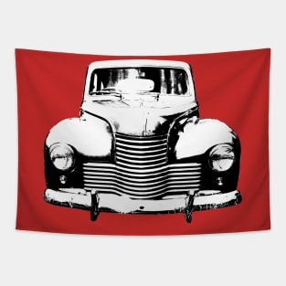 Jowett Javelin 1950s British classic car monoblock black and white Tapestry