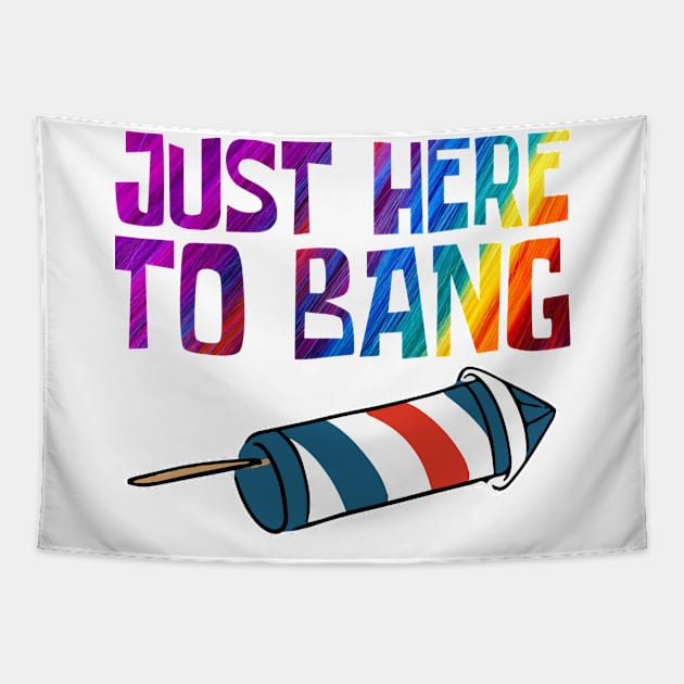 Just Here to Bang Tapestry by CF.LAB.DESIGN