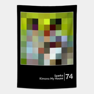 Sparks - Kimono My House / Minimalist Style Graphic Design Tapestry