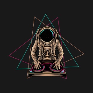 Astronaut DJ space DJ T-Shirt