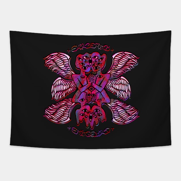 Angel of nightmares Tapestry by EwwGerms