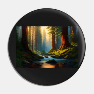 Redwood Stream Pin