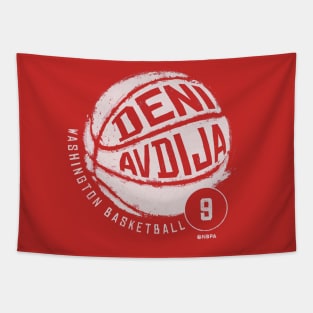 Deni Avdija Washington Basketball Tapestry