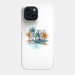 Summer Vibes Tie-Dye, summer days, beaches, sun, vibes Phone Case