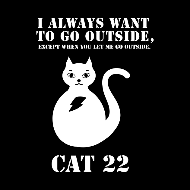 Cat 22 (white cat) by Markadesign