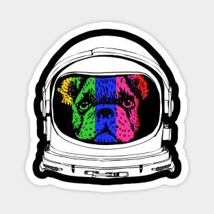 Astronaut Frenchie Magnet