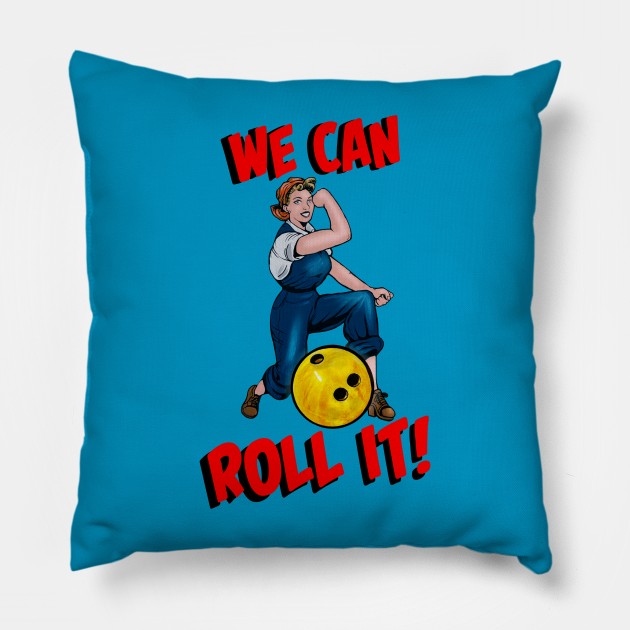 Rosie the Bowler Pillow by AmysBirdHouse