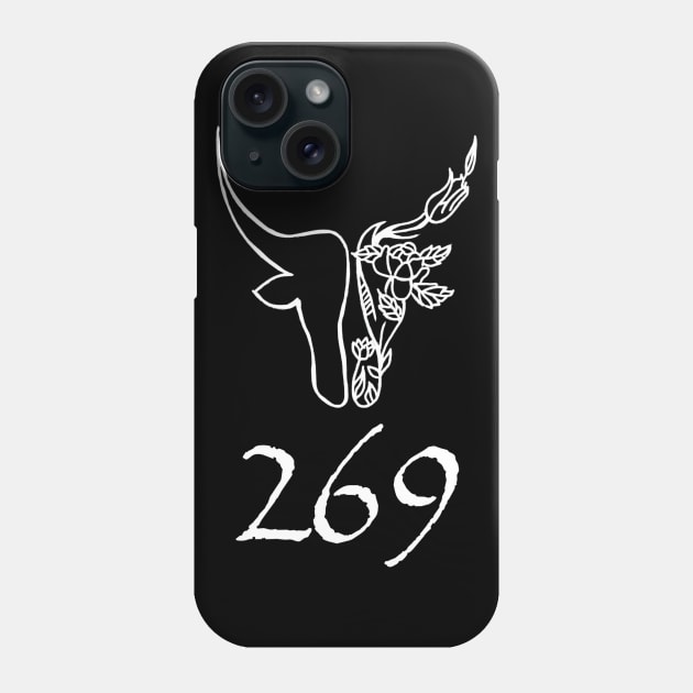 Bull Rose 269 Phone Case by AnimalRightsApparel