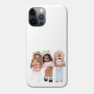 Roblox Girl Phone Cases Iphone And Android Teepublic - roblox girl holding a boy