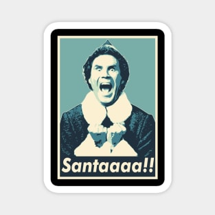 santa is coming Magnet