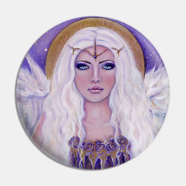 Purple angel art by Renee Lavoie Pin by ReneeLLavoie