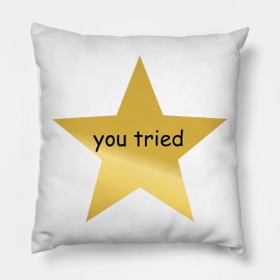 you tried star Pillow