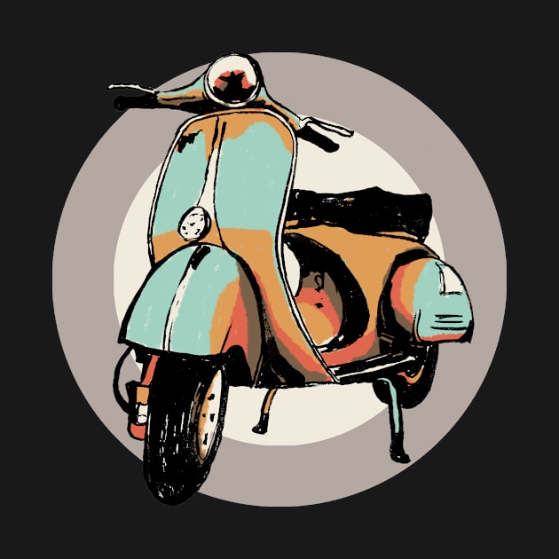 vespa scooter by frankymonty