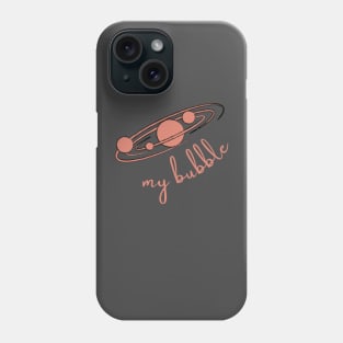 My Peach Space Bubble Phone Case