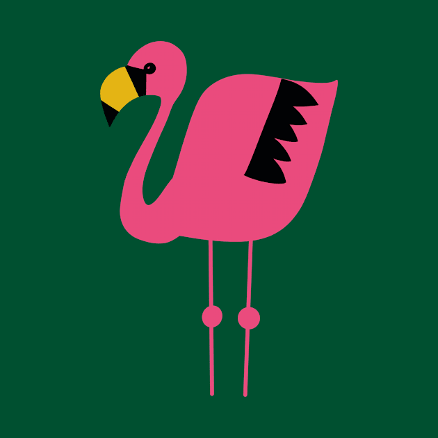 Pink flamingo by Pacesyte