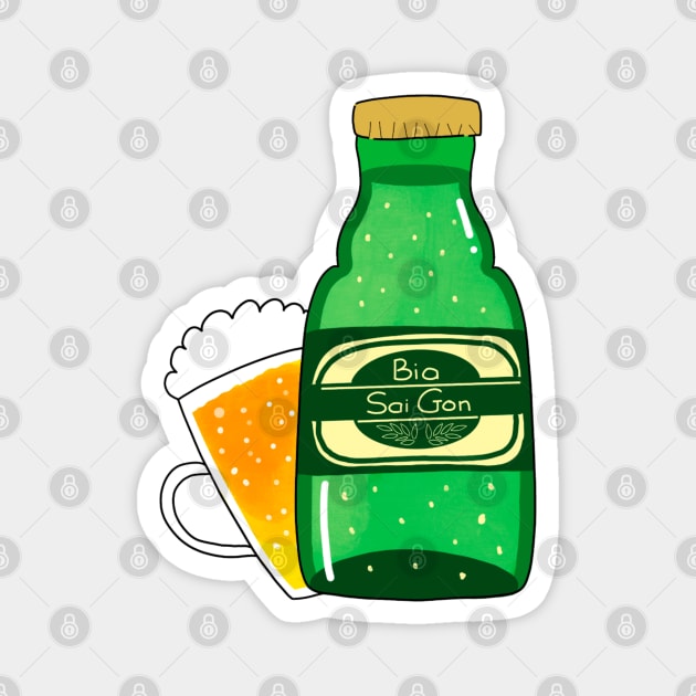 Beer Sai Gon Magnet by jennpan