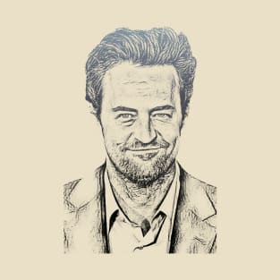 Matthew Perry /// Retro Design T-Shirt