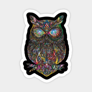 Mandala Owl Magnet