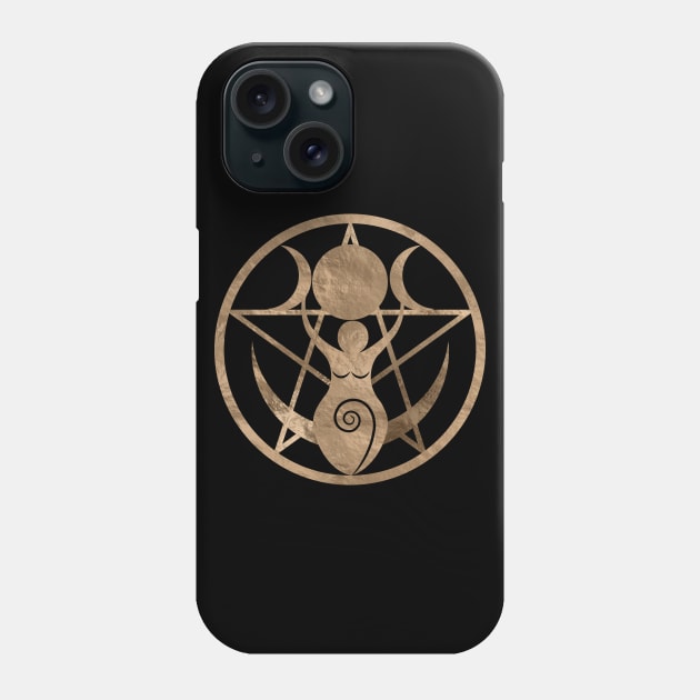 Triple Moon - Goddess Phone Case by Nartissima