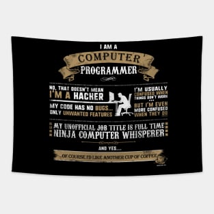 I Am A Computer Programmer Tapestry