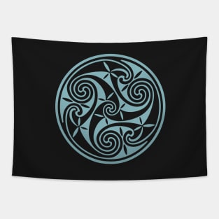 Celtic Spiral 2 - Blue Tapestry