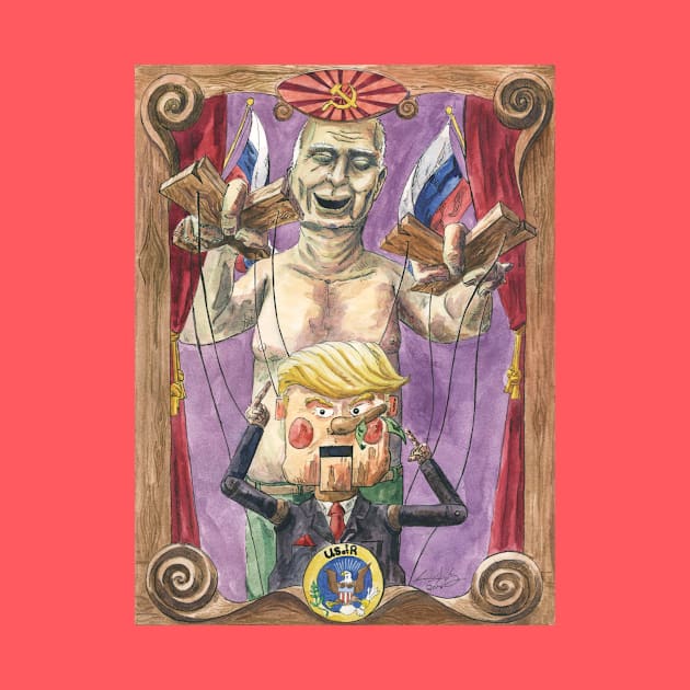 Puppet Trump by seangreenbergart