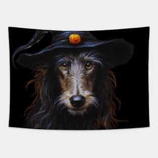 Scottish Deerhound Halloween Tapestry