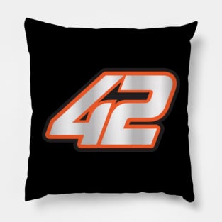 Racing Number 42 Pillow