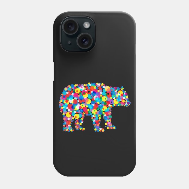 Colorfully Bear Phone Case by martinussumbaji