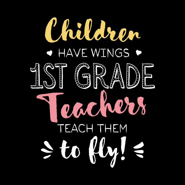 1st Grade Teacher Gifts - Beautiful Wings Quote by BetterManufaktur