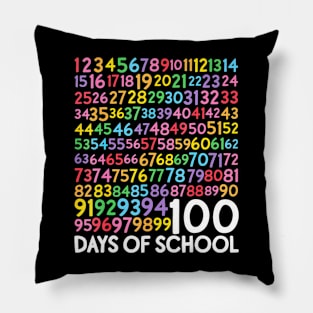 100th day of school teacher kids 100 days math numbers Pillow