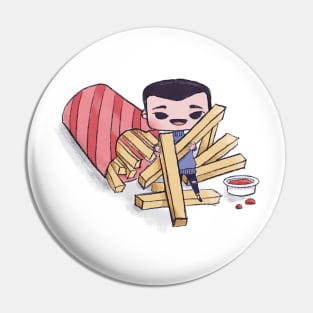 Big French Fries Pin