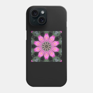 Zinnia Flower Kaleidoscope Pattern (Seamless) 6 Phone Case