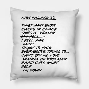 Cow Palace '65 Pillow