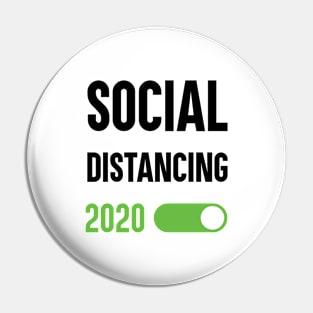 Social Distancing 2020 On Pin