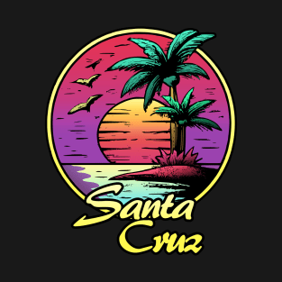 Santa Cruz summer sunset Sun T-Shirt