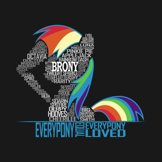 Brony Typography by LaskaNova