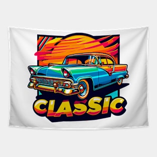 Classic Car Tapestry