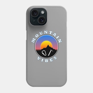 Mountain Vibes - Sun moon - Slogan Design 2 Phone Case