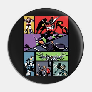 Super Robots Pin