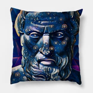 Herodotus Portrait | Herodotus Artwork 5 Pillow