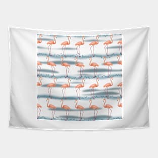 The Flamingo Dance 2 Tapestry