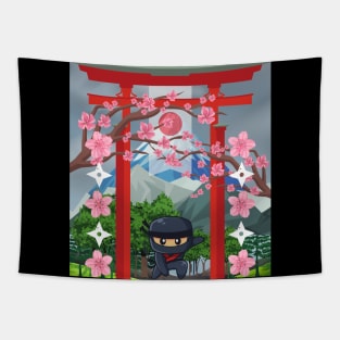 Stealth Blossoms Tapestry