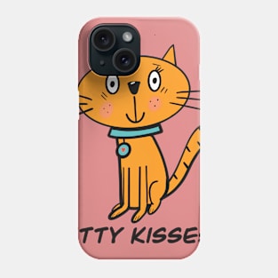 Kitty kisses Phone Case