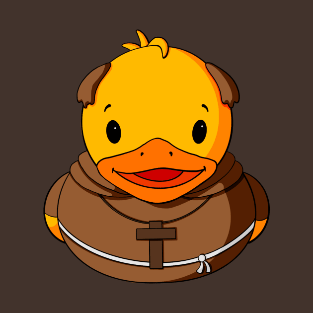 Friar Tuck Rubber Duck by Alisha Ober Designs