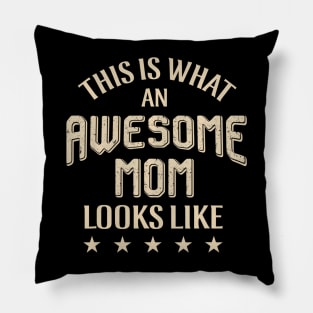 This Is What A Brilliant Mother Looks Like Womens Day Pillow