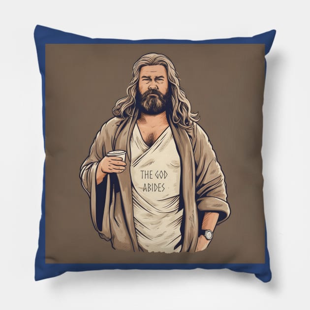 Fat Thor Dude Pillow by Grassroots Green